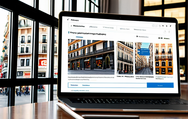 Semantic Search in E-commerce**
"A user-friendly e-commerce website interface, search bar highlighted, displaying relevant product results after a semantic search, emphasizing user intent. Madrid street scene visible through a window in the background. Appropriate content, safe for work, professional product display, perfect anatomy (if showing people using the site on a device), correct proportions, high quality."
**