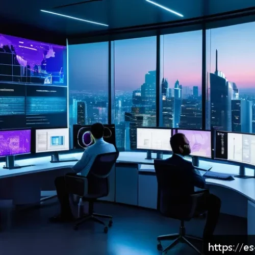 Home 32 Transformer와 GNN의 조합 가능성 - A futuristic data science laboratory with diverse professionals analyzing complex graphs and neural ...